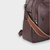 Rhea Arc Leather Backpack