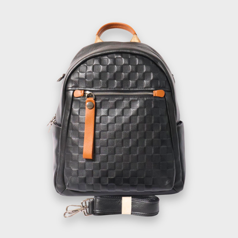 Maribel Textured Leather Backpack
