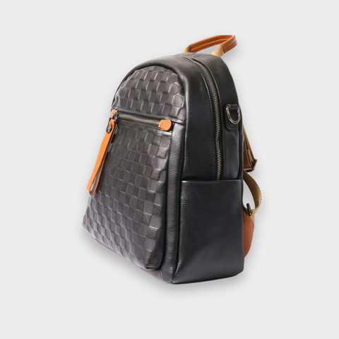Maribel Textured Leather Backpack