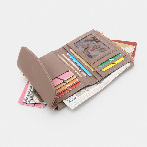 Vale Leather Magnetic flap RFID Wallet
