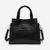 Viera Embossed Leather Handbag