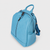 Aqua Quilted Leather Backpack