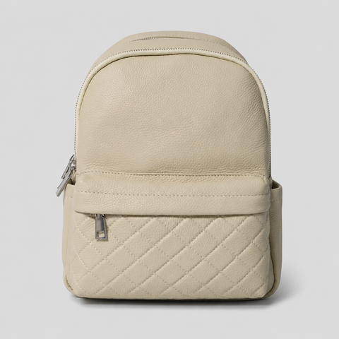 Camille Quilted Leather Backpack