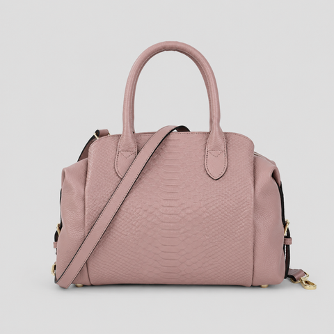 Elara Embossed Leather Handbag