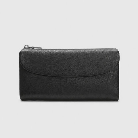 Lina Leather RFID long Magnetic Wallet