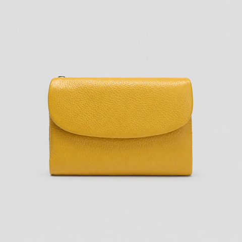 Sol Leather RFID Magnetic flap Wallet